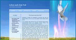 Desktop Screenshot of liveafterdeath.ch